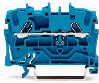 Wago 2vodičová svorkovnice 1,5mm modrá (2001-1204)