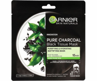 Garnier Skin Naturals Pure Charcoal Black Tissue Sheet Ma...