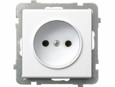 Sonáta Ospel Socket jednoduchá bílá (GP-1R/m/00)