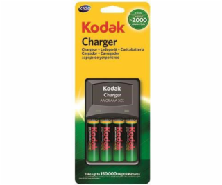 Kodak Ni-MH nabíječka 220V + 4x AA 1,2V 2100 mAh (30944725)