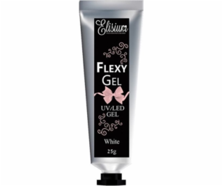 Elisium Flexy Gel White gel na prodlužování nehtů 25g