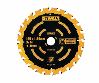 Kotoučová pila Dewalt Wood 165x20mm 24 zubů. - DT10300