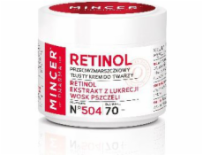 Mincer Pharma Retinol Krém proti vráskám - mastný 70+ č. 504 50ml