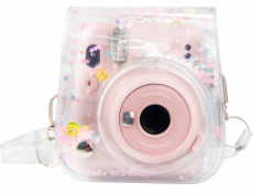 LoveInstant Case Kryt pro Fujifilm Instax Mini 11 / Transparent Flitry Pink