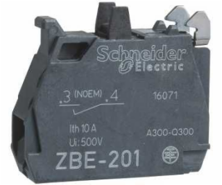 Schneider Electric pomocný spínač 1Z přední montáž (ZBE1016)