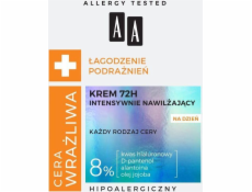 AA AA_Sensitive Skin Soothing Irritations 72H intenzivně hydratační denní krém pro všechny typy pleti 50ml