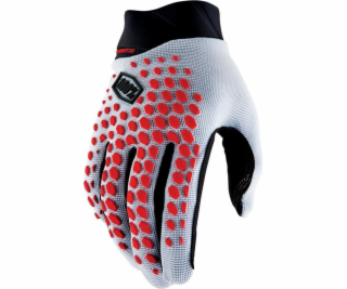 100% rukavice 100% GEOMATIC rukavice Grey/Racer Red - M (...