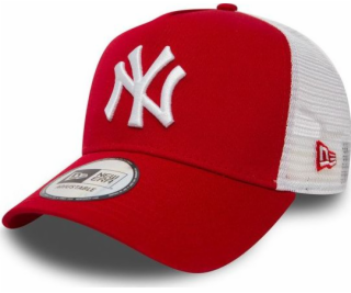 Červená a bílá čepice New Era New York Yankees Clean A Fr...