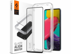 Spigen TEPLENÉ SKLO SPIGEN ALM GLASS FC GALAXY M53 5G ČERNÉ