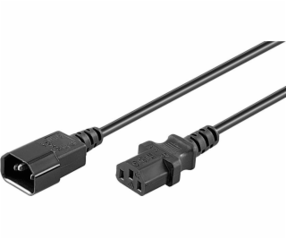 Goobay napájecí kabel IEC C14 - IEC C13 prodlužovací kabe...