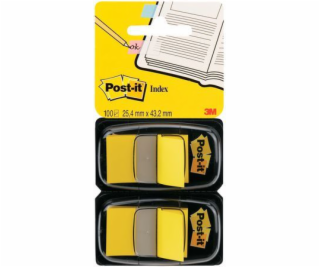 Post-it Indexing tab 680-Y2EU, 25mmx43mm, žlutá, 2 x 50ks...