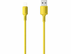 Somostel USB-A – Lightning kabel 1,2 m žlutý (28249)