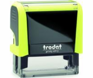 Trodat STAMP TRODAT 4913 58X22MM NEON YELLOW 68835