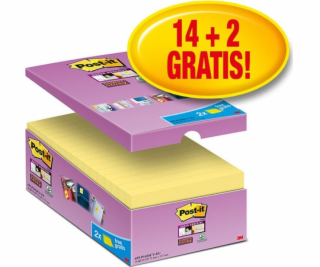 Post-it Post-it Super Sticky Notes (655-P16SSCY-EU), 127x...