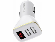 Borofonová nabíječka 2x USB-A 2,1 A (BFO-BZ11-W)