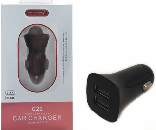 Nabíječka CAR CHARGER 3A ČERNÁ NAFUMI NFM-C21 SUPER RYCHLÁ