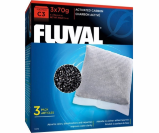 Fluval Carbon vložka pro C3 filtr, 3x70g