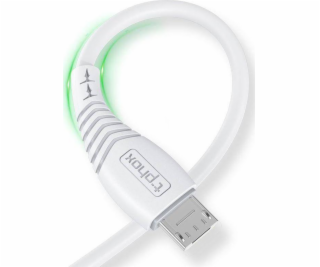 T-Phox USB-A - microUSB USB kabel 1,2 m Bílý