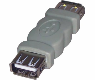 USB adaptér Logo konektor, USB A (2.0) F-USB A (2.0) F, 0...