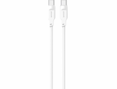 Usams USAMS USB kabel USB-C na USB-C PD rychlý nabíjecí kabel 1,2 m 100W Lithe Series bílá/bílá SJ567USB02 (US-SJ567)