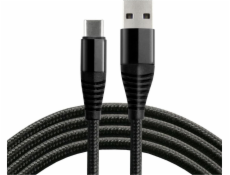 EverActive USB kabel EverActive USB-C kabel CBB-1CHB 1m s podporou rychlého nabíjení až 5A černá