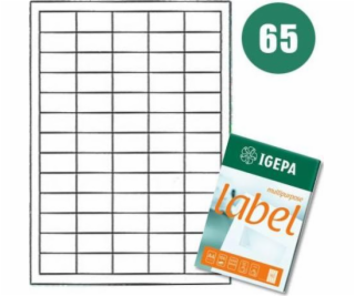 Mondi LABELS A4 IGEPA 38,1 X 21,2 MM BÍLÁ (100)