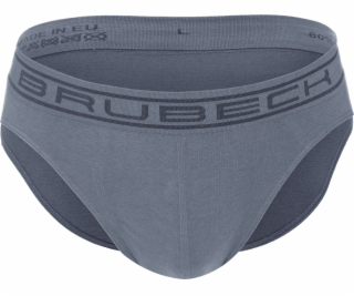 Brubeck BE00290A Pánské slipy COMFORT COTTON ocel L