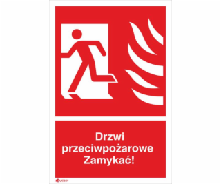 ANRO Plaque Protipožární dveře uzamykatelné 150 x 205 mm ...