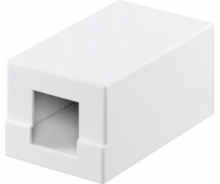 Goobay Empty Keystone Enclosure 1-Port, Snap-In Installat...