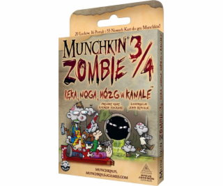 Black Monk Munchkin Zombie 3/4 paže, noha, mozek ve stoce