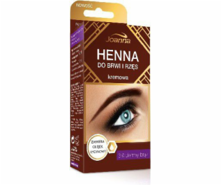 Joanna Henna na obočí a řasy krém č. 3.0 tmavě hnědý 15 ml