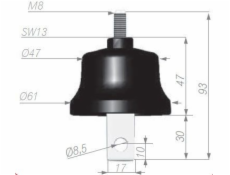 Apator Svodič přepětí A 500V 5kA ASA 500-5B (63-930100-131)