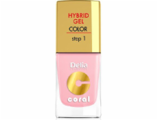 Delia Cosmetics Coral Hybrid Gel Nail email č. 04 pastelově růžová 11ml