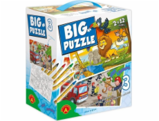 Alexander Big Puzzle 3 Africká zvířata a ALEX Guard