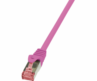 LogiLink CAT 6 Patchcord S/FTP PIMF růžový 1M (CQ2039S)