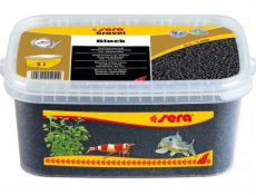 Sera Gravel Black akvarijní štěrk, 2 - 3 mm, 3 l, černý