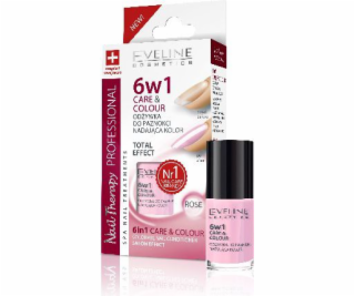 Eveline Nail Therapy Conditioner 6v1 Care & Color Rose 5ml