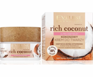 Eveline Rich Coconut kokosový krém na obličej ultra výživ...