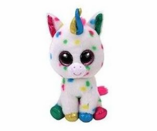 TY Beanie Boos Harmione - Barevný jednorožec 24 cm (37266)