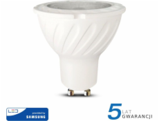 V-TAC SAMSUNG LED žárovka VT-277 SAMSUNG CHIP 7W GU10 4000K 480lm A+ 38 st. 166