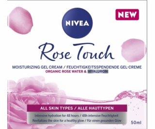 Nivea Rose Touch hydratační krém-gel na obličej 50 ml