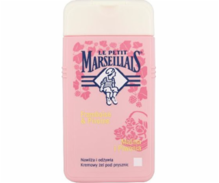 Sprchový gel Le Petit Marseillais Malina a Pivoňka 400 ml