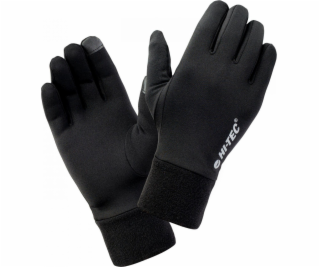 HI-TEC Janni černé běžecké rukavice, velikost S/M