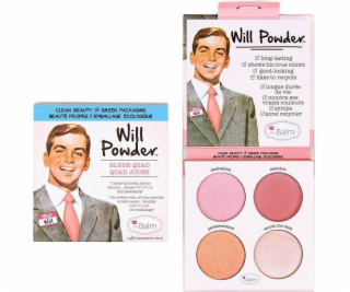 Balzám THE BALM_Will Powder Blush Quad paletka tvářenek 10g