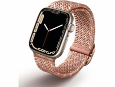 Uniq UNIQ Aspen Apple Watch řemínek 4/5/6/7/SE 40/41mm pletený DE růžový/citrusově růžový