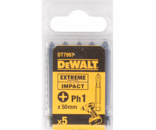 Dewalt Torsion šroubovací bity Ph1x50mm 5 ks. - DT7997