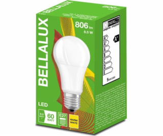 Bellalux LED žárovka E27 8,5W ECO CL A FR 60 827 nestmíva...