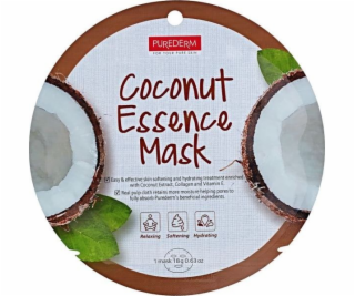 Purederm Coconut Essence Mask hydratační pleťová maska 18g