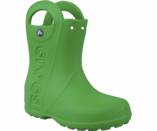 Dětské boty Crocs Handle Rain Boot zelené velikosti 34-35...