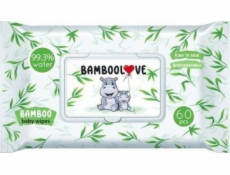 BAMBUSOVÉ Vlhčené utěrky 60 ks - BAMBOOLOVE